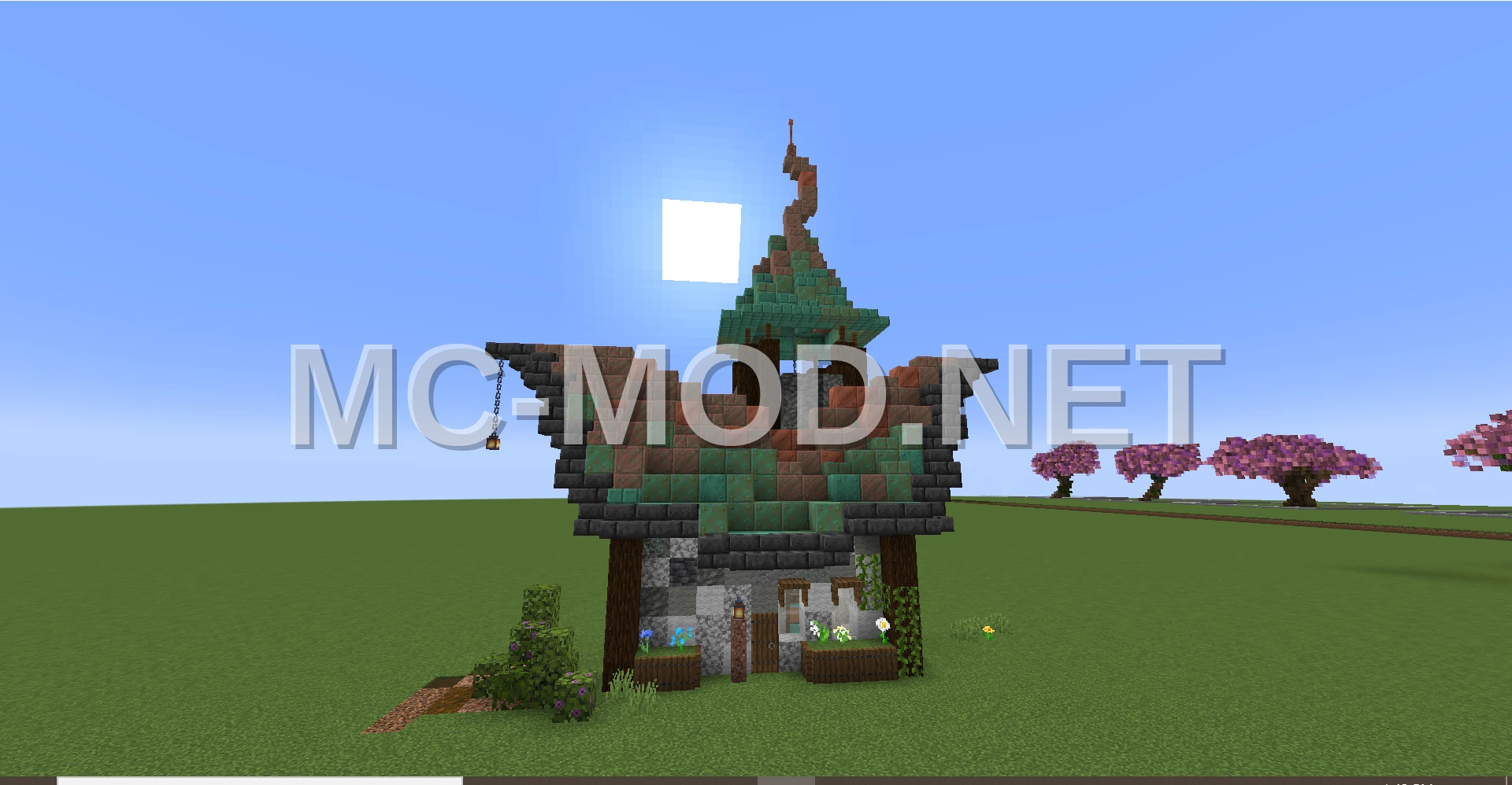 Waxed Copper Roof House