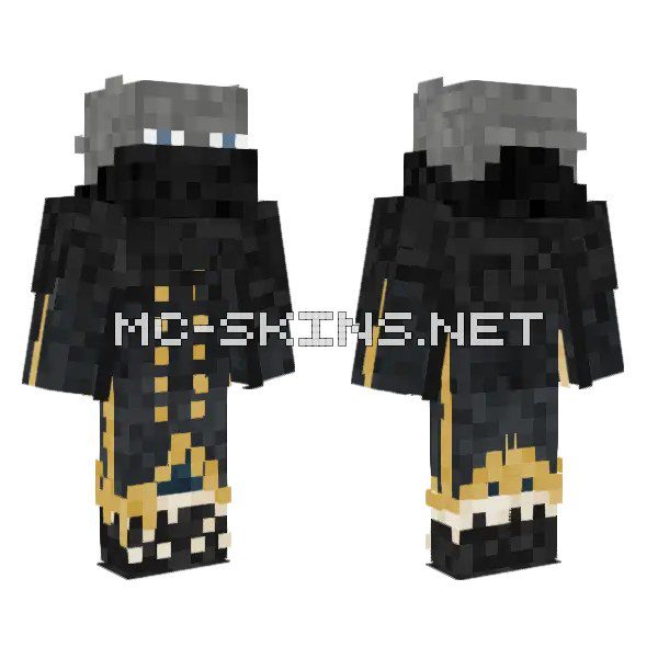 Jaxil Grey Hooded Figure