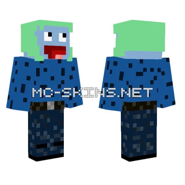 Light Blue Face Avatar