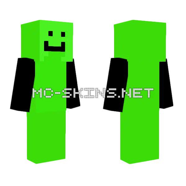 Lime Green Smiley Face