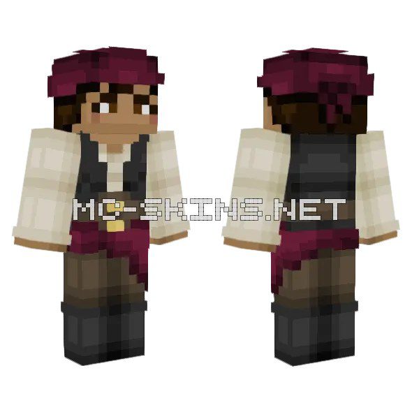 Maroon Pirate Hat