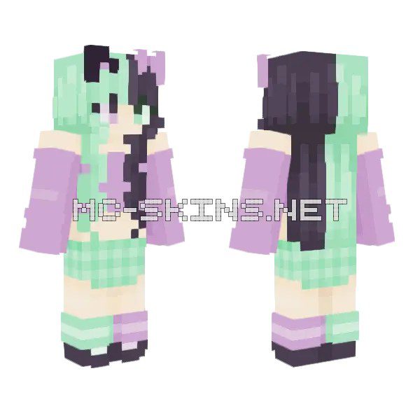 Mint and Lavender Hoodie