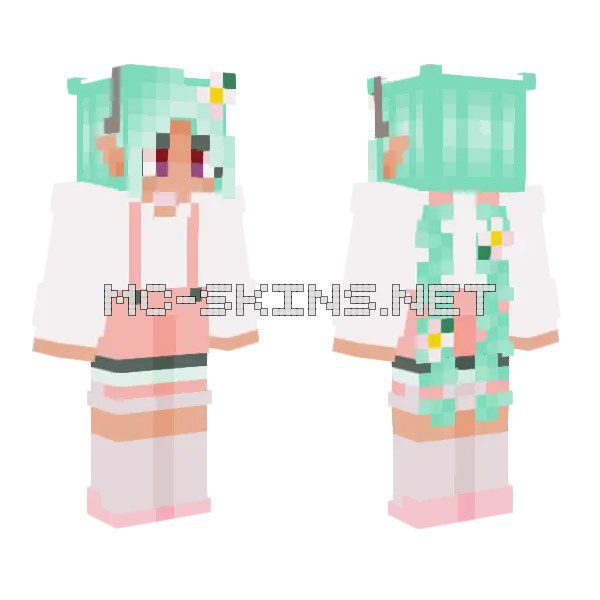 Mint Green Elf Girl