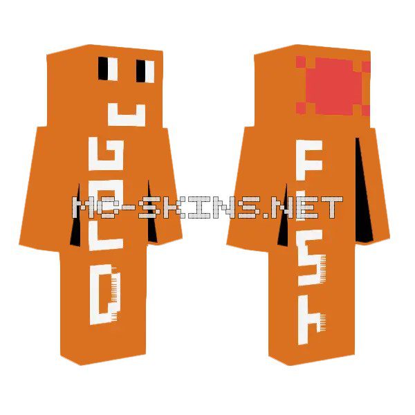 Orange Fish Character