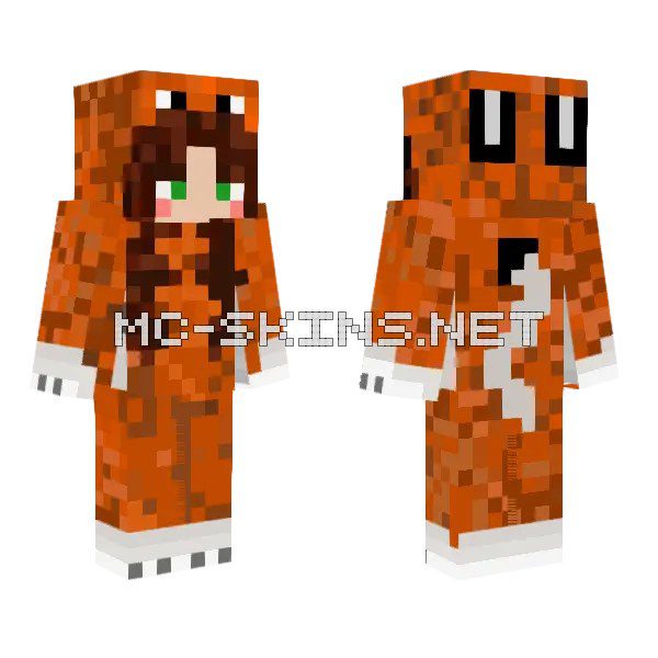 Orange Fox Hoodie