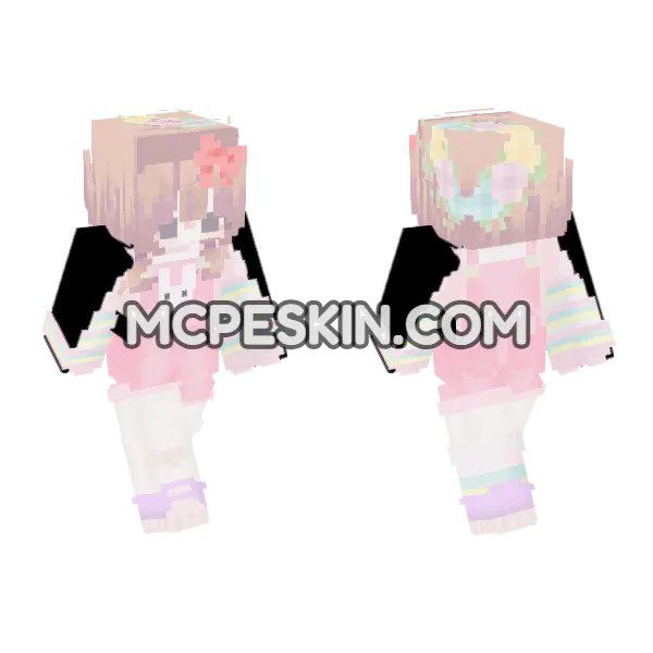 Pastel Rainbow Dress Girl