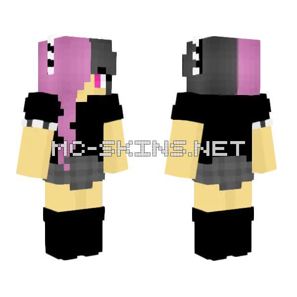 Pink and Grey Punk Girl