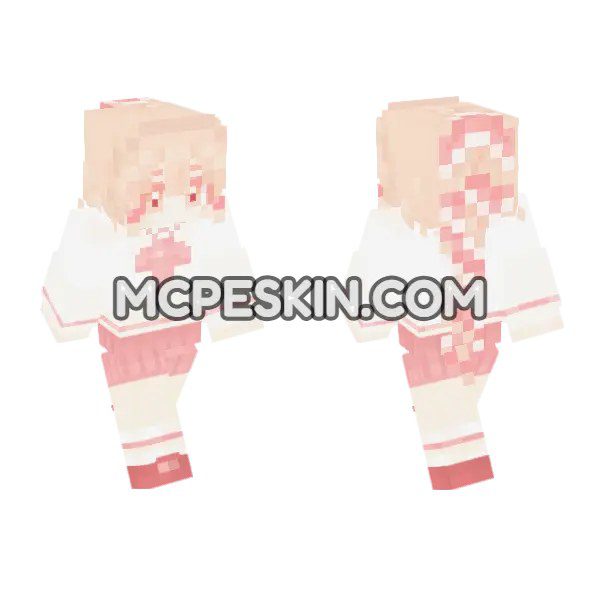 Pink and White Outfit