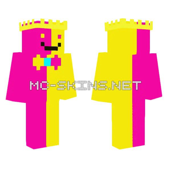 Pink and Yellow Jester