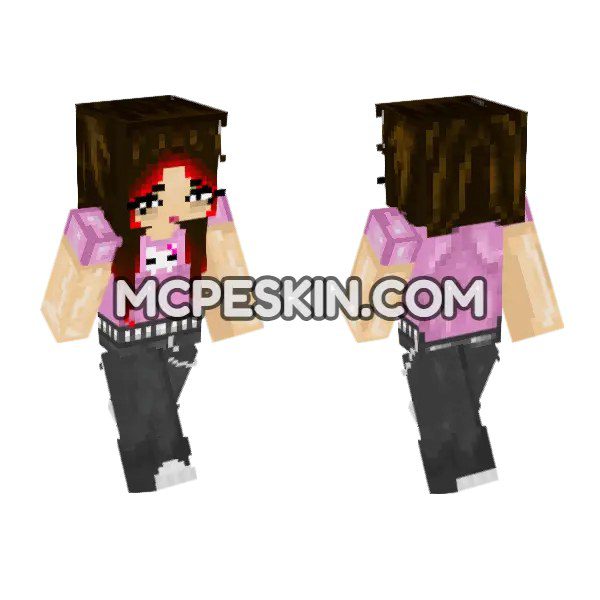 Pink Bunny Hoodie Girl