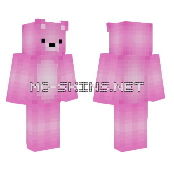 Pink Fluffy Bear