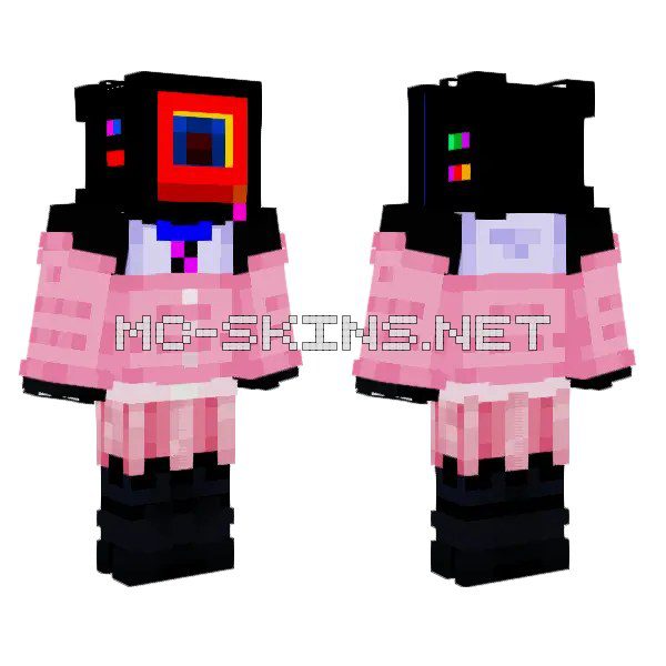 Pink Robot Character