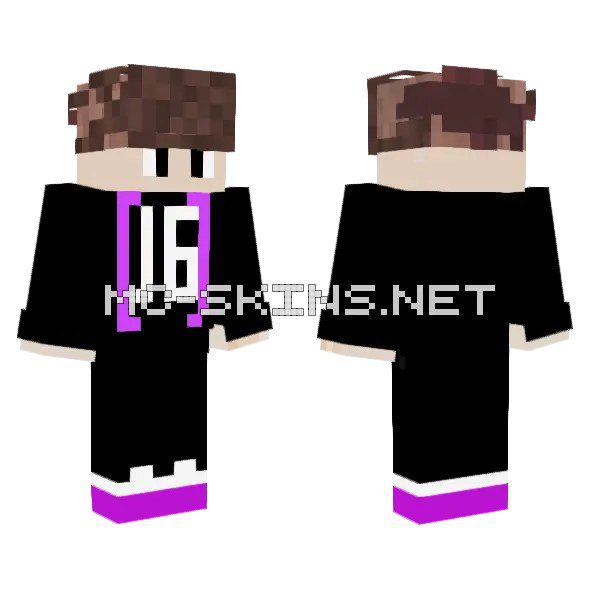 Purple Accented Hoodie