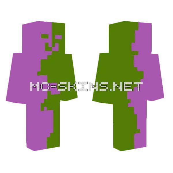 Purple and Green Mushroom