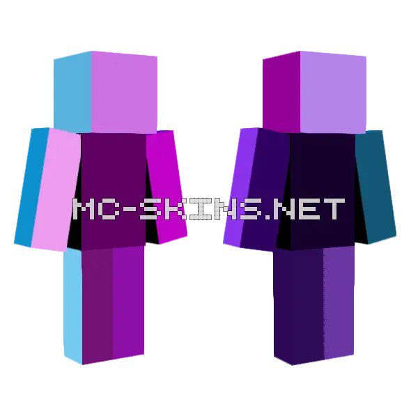 Purple and Teal Hoodie