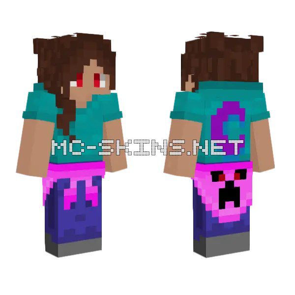 Purple and Teal Hoodie
