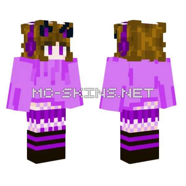 Purple Fishnet Outfit