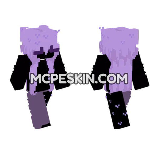 Purple Ghostly Figure