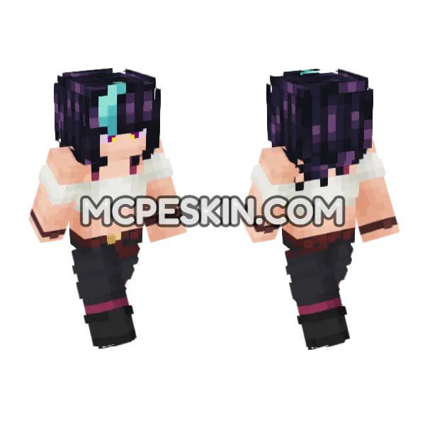 Purple Goth Girl