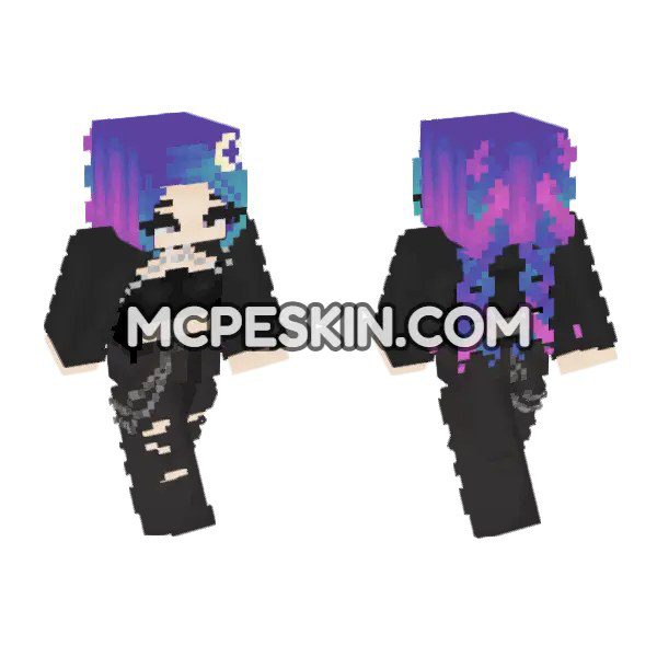 Purple Gradient Hair