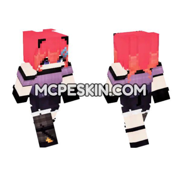 Purple Gradient School Uniform