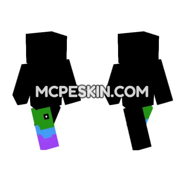 Purple Green Blue Outfit