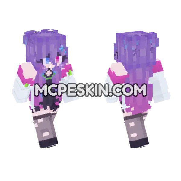 Purple Hair Casual Outfit