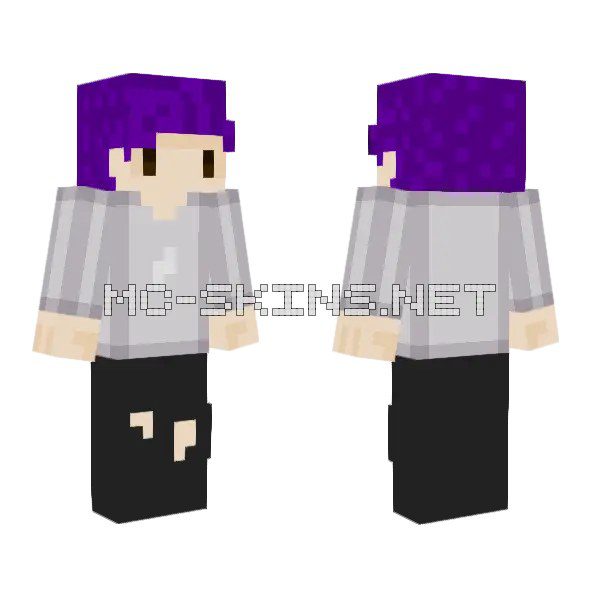 Purple Haired Boy
