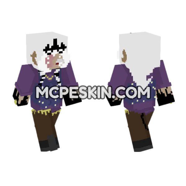 Purple Hooded Figure