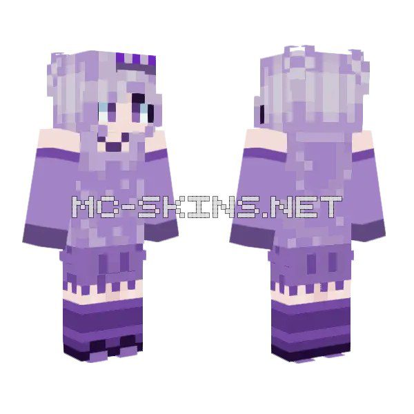 Purple Hooded Figure