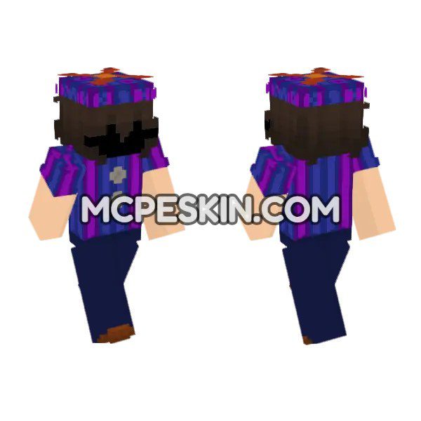 Purple Striped Jester