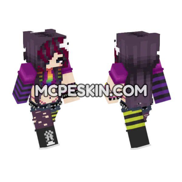 Purple Striped Outfit