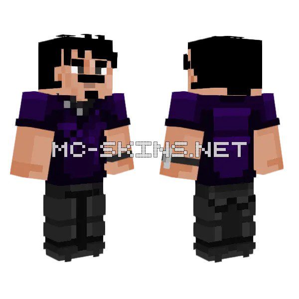 Purple Vest Outfit
