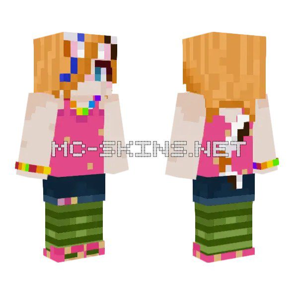 Rainbow Heart Dress Girl