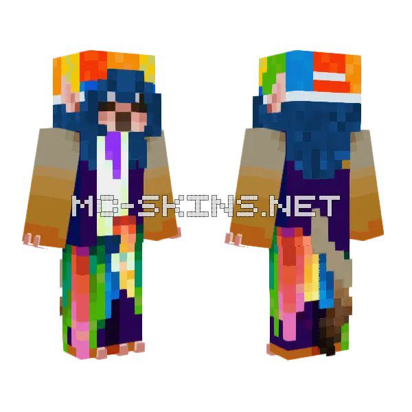 Rainbow Jester Hat