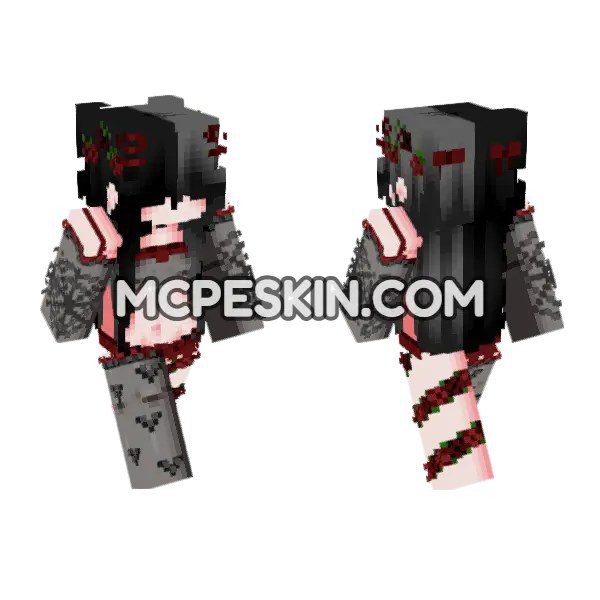 Red and White Ghost Girl