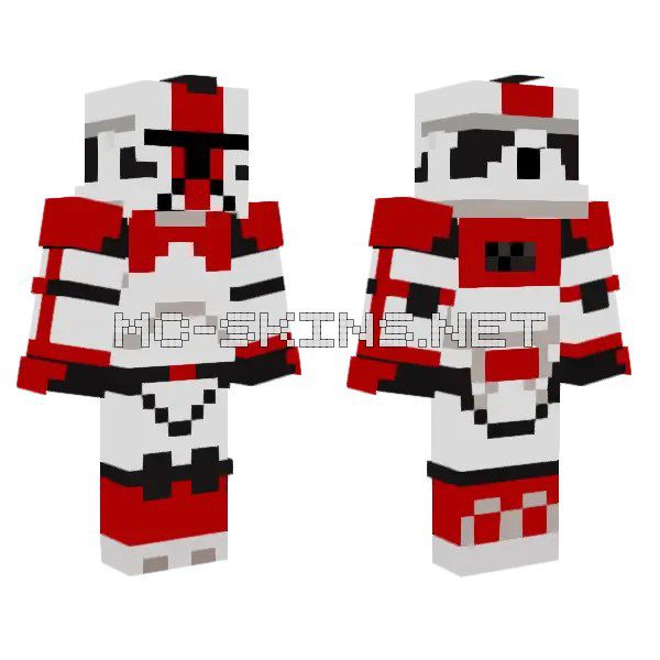Red and White Robot
