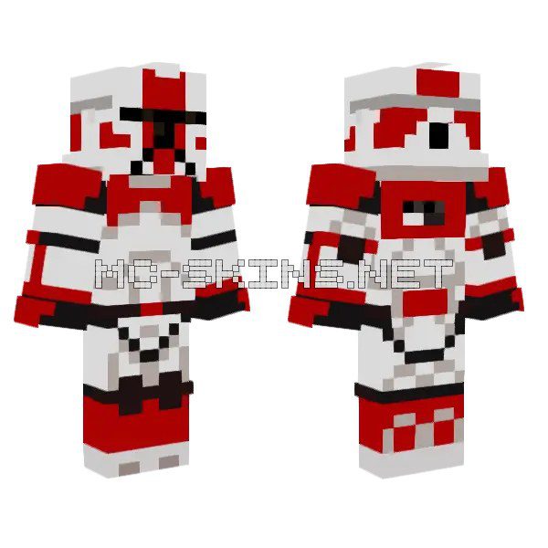 Red and White Robot