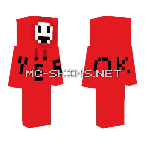 Red Blocky Character