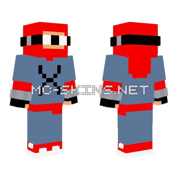 Red Hooded Figure