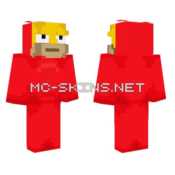 Red Overalls Character