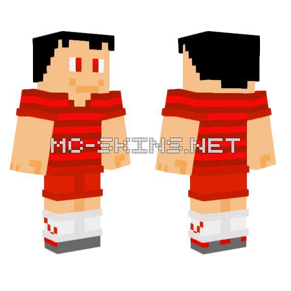 Red Striped Athlete
