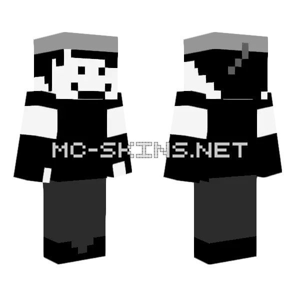 Simple Black and White Outfit