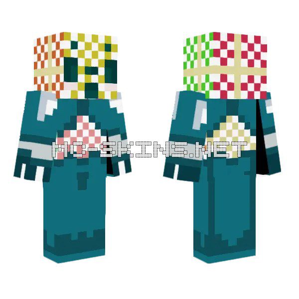 Teal Blocky Armor