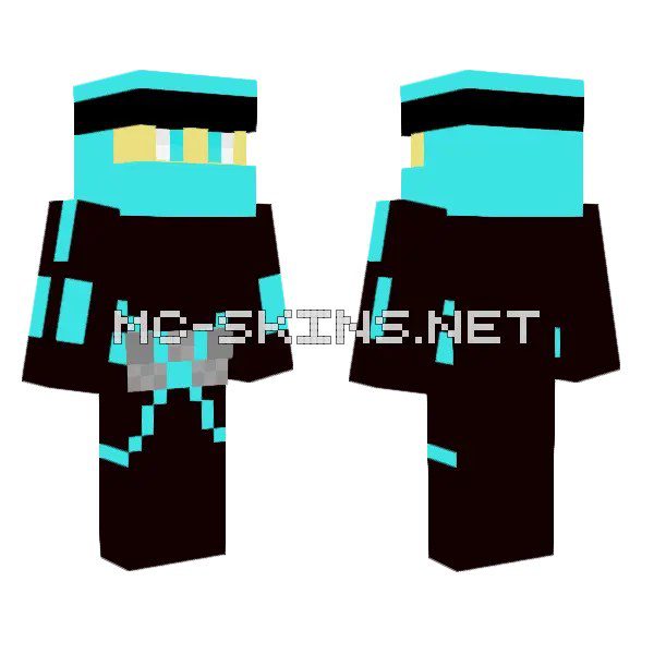 Teal Ninja Crystalized
