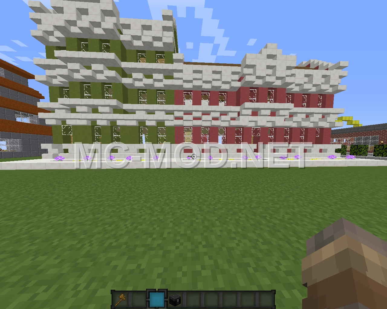 Two Small Houses for Town Decoration