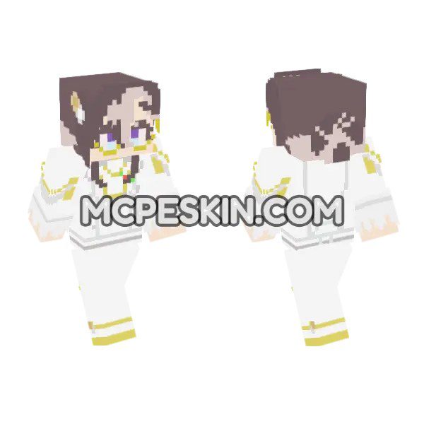 White and Gold School Uniform