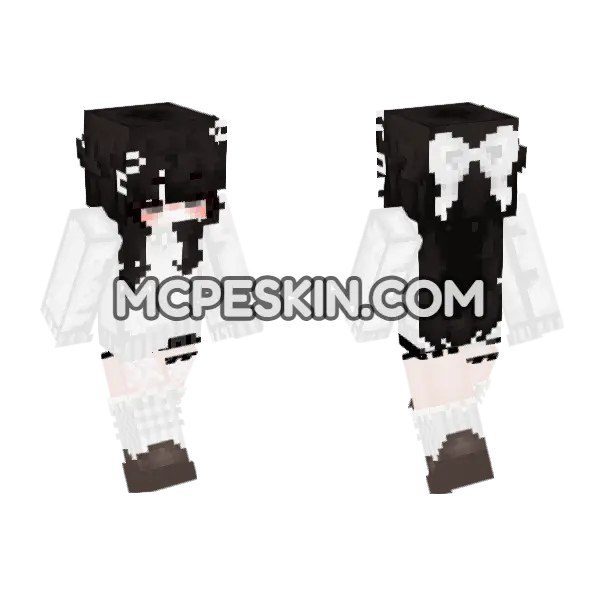 White Bow Maid Outfit