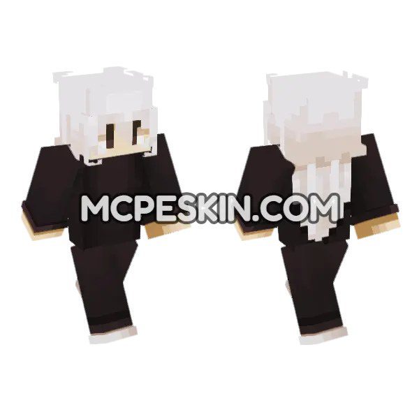 White Hoodie With Black Pants