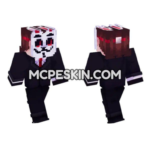 White Rabbit Masked Figure